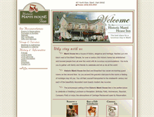 Tablet Screenshot of mantihouseinn.com